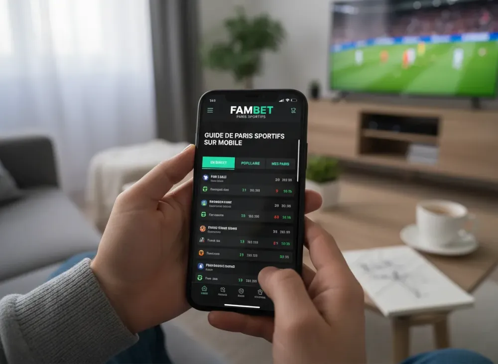 Fambet app guide de paris sportifs sur mobile